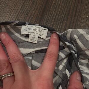 Mud Pie Girls Arielle Ruffle Tank- size m